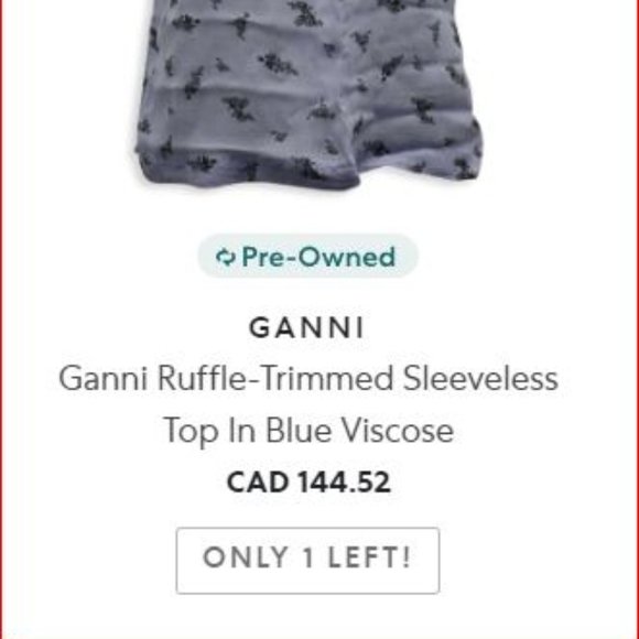 GANNI TOP - Picture 9 of 9